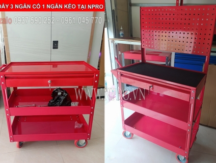 Lựa chọn xe đẩy dụng cụ, kệ đựng đồ nghề chất lượng