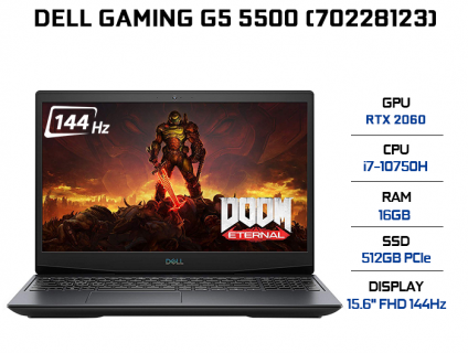 Laptop Dell Gaming G5 ( i7-10750H 16Gb Ram, 512Gb SSD, VGA 2060 6Gb,