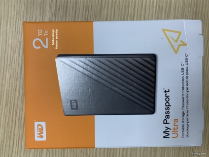 Ổ cứng di động 2TB WD My Passport Ultra USB Type-C