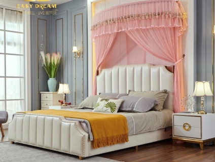 Mùng khung Bán Nguyệt Xếp Gọn -Màn khung khoan tường