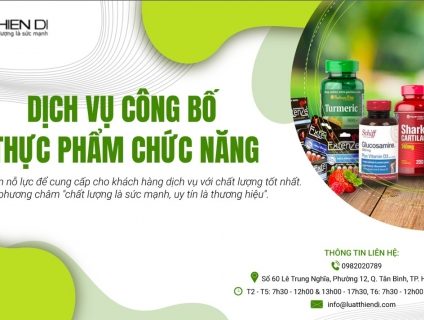 THỦ TỤC CÔNG BỐ THỰC PHẨM