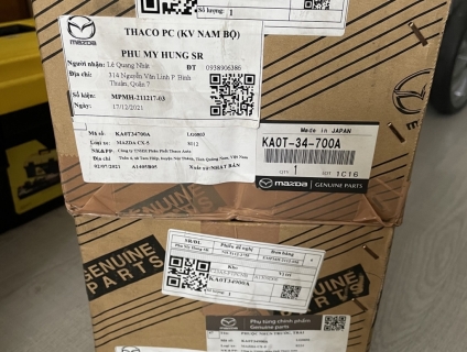 Cặp giảm xóc trước Mazda CX5 2016, 60k km, chảy dầu bên phụ, 500k