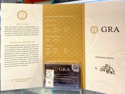 Giấy Kiểm Định Kim Cương Moissanite