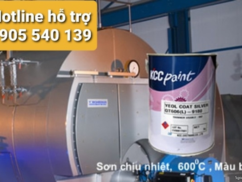 Phân phối sơn chịu nhiệt KCC 600 độ C
