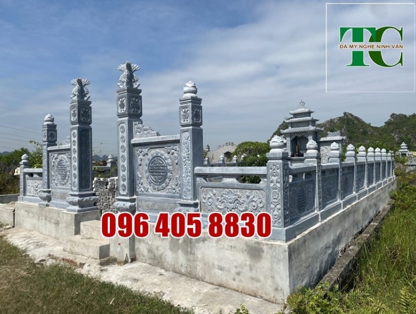 Khu lăng mộ đá gia tiên xây tại Hưng Yên