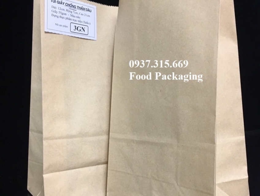 Xưởng chuyên cung cấp túi giấy đựng thực phẩm có kiểm nghiệm ATVSTP