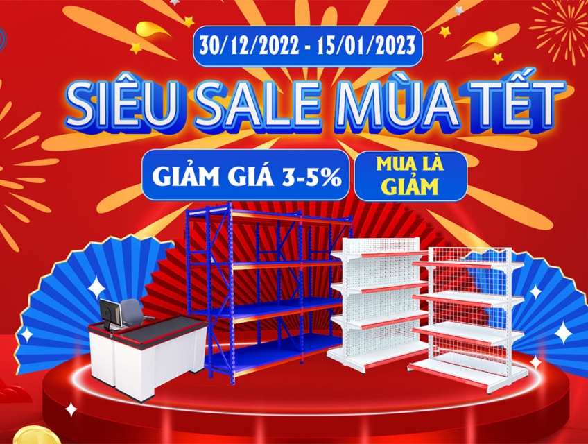 Chương trình giảm giá cho các đơn vị đầu tư kho hàng, siêu thị