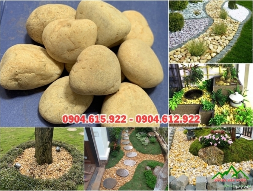 Sỏi đá trang trí sân vườn