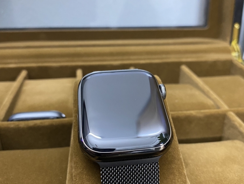 Đồng hồ Apple watch bản thép 7 45mm pin 100 esim