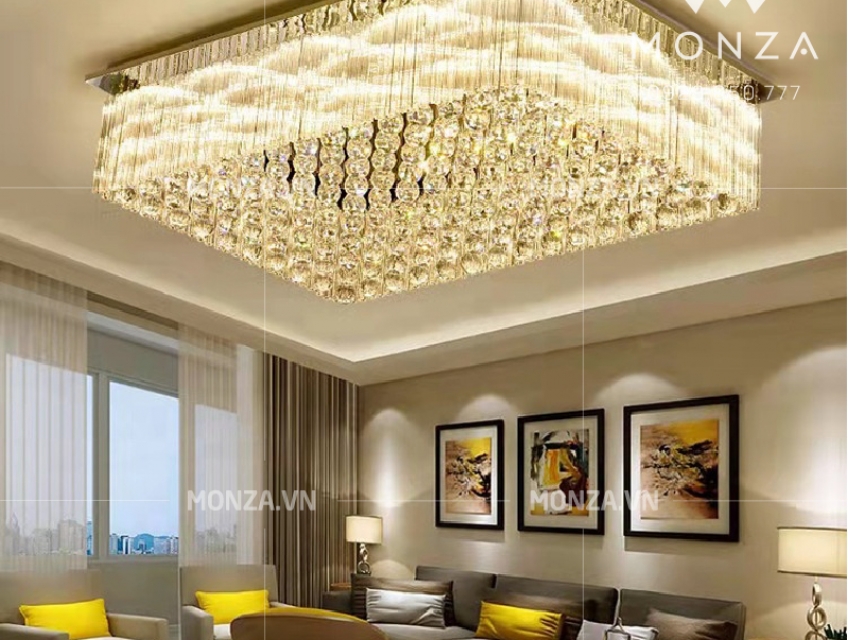 Tìm hiểu thông tin về đèn mâm ốp Led vuông