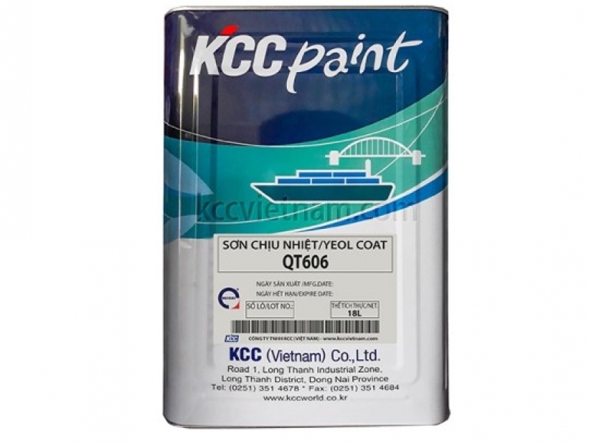Sơn chịu nhiệt cao KCC Yeolcoat QT606 200°C - 600°C