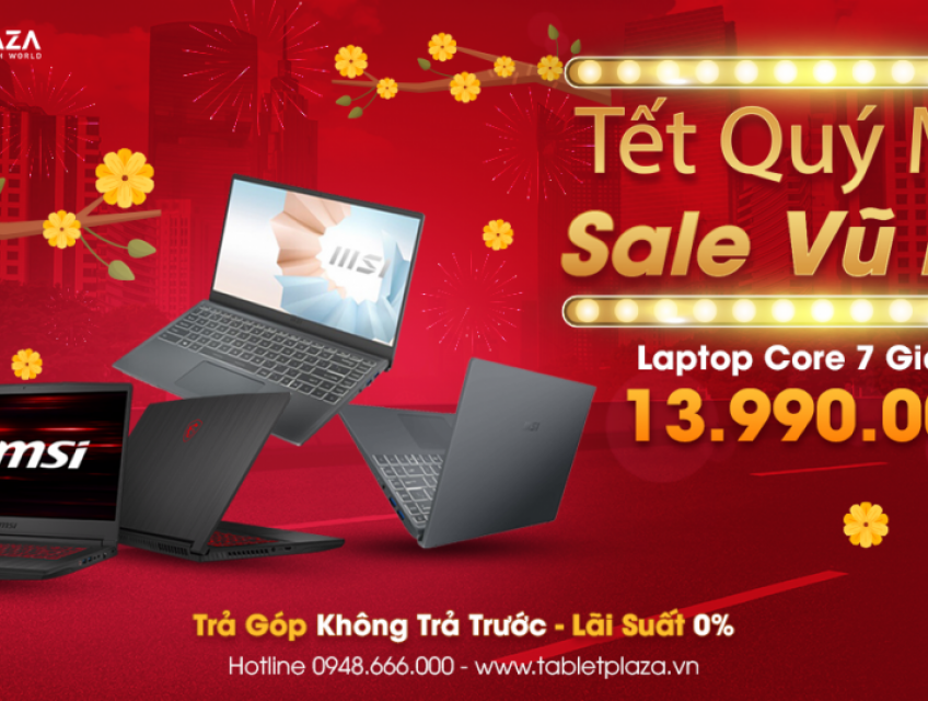 Bến Cát trả góp Laptop I7 sale sát sàn 13,990,000đ