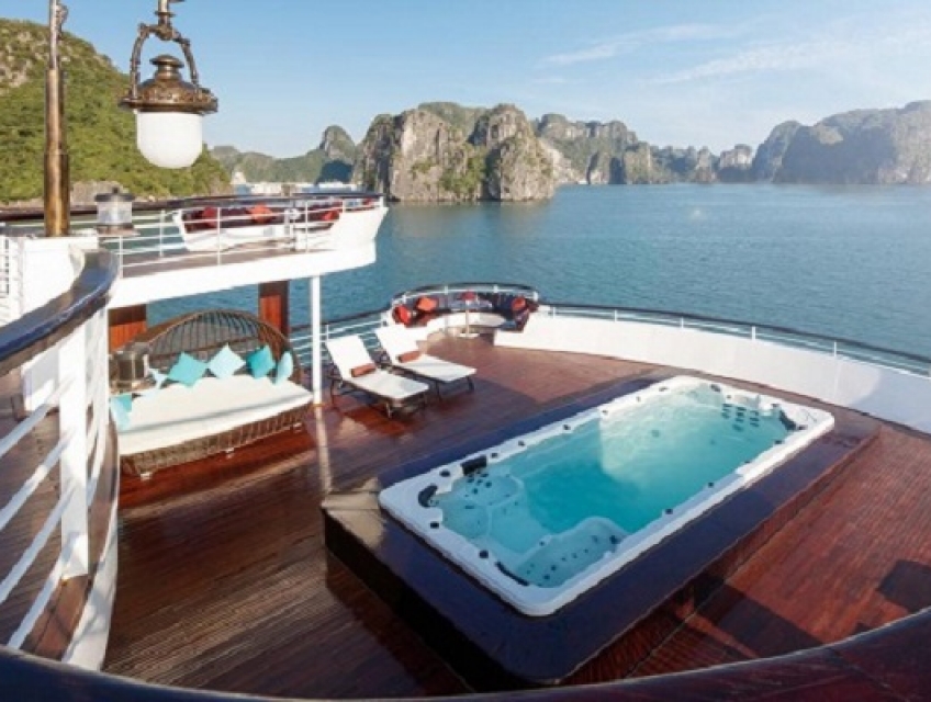 DU THUYỀN HẠ LONG AMBASSADOR 2 NGÀY 1 ĐÊM