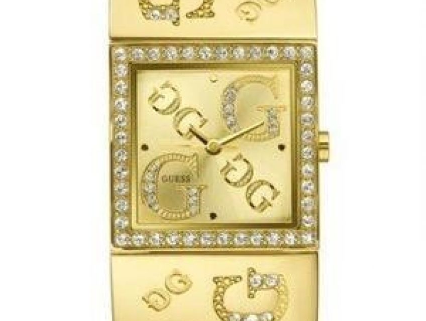 Đồng hồ nữ Guess dạng lắc  vàng đính đá pha lê  SWAROVSKI