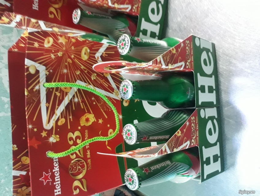 Bia Heineken chai nhôm set 4 chai mừng xuân 2023