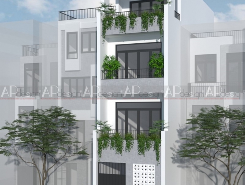 Thiết kế nhà phố 4x11m lệch tầng Bình Thạnh