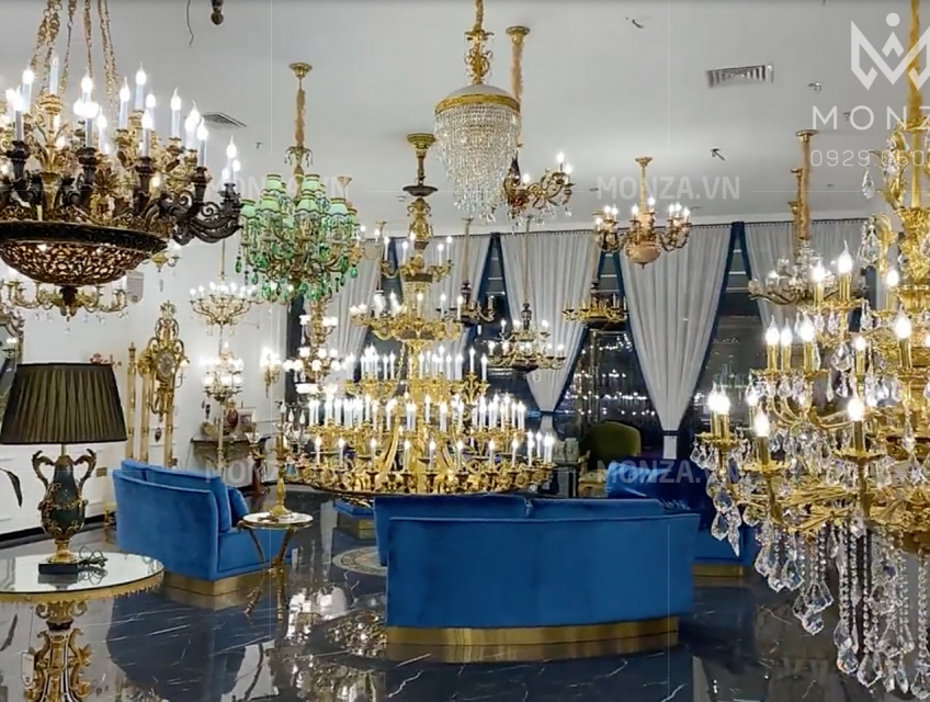 Đèn chùm trang trí phòng khách