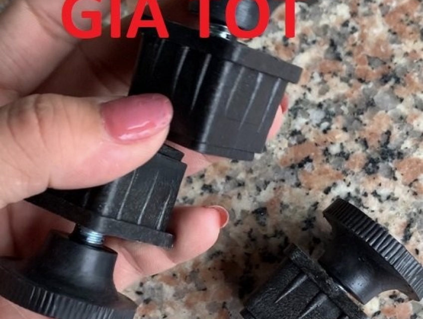 Chân tăng chỉnh chiều cao, tăng đơ hộp vuông 25mm