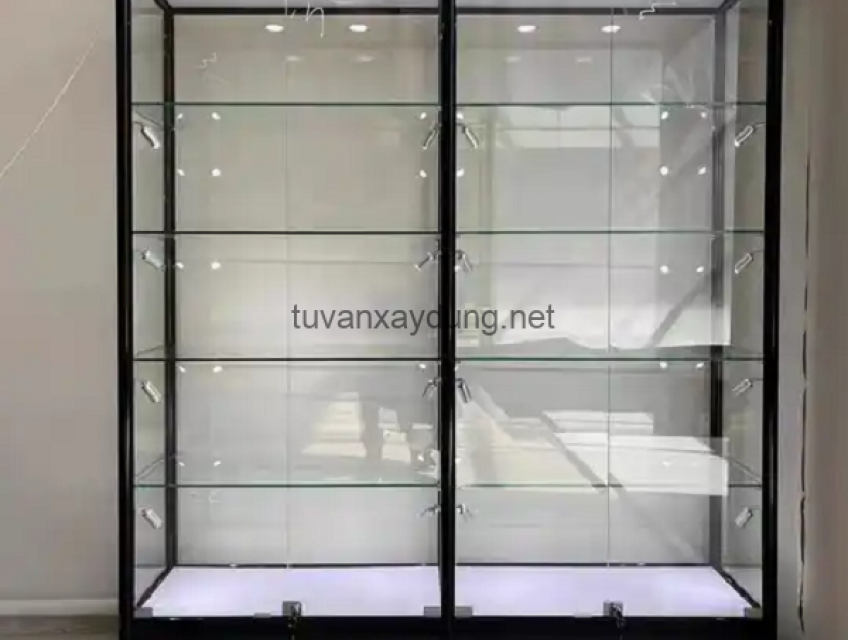 Tủ kính trưng bày đẹp giá rẻ tại TPHCM