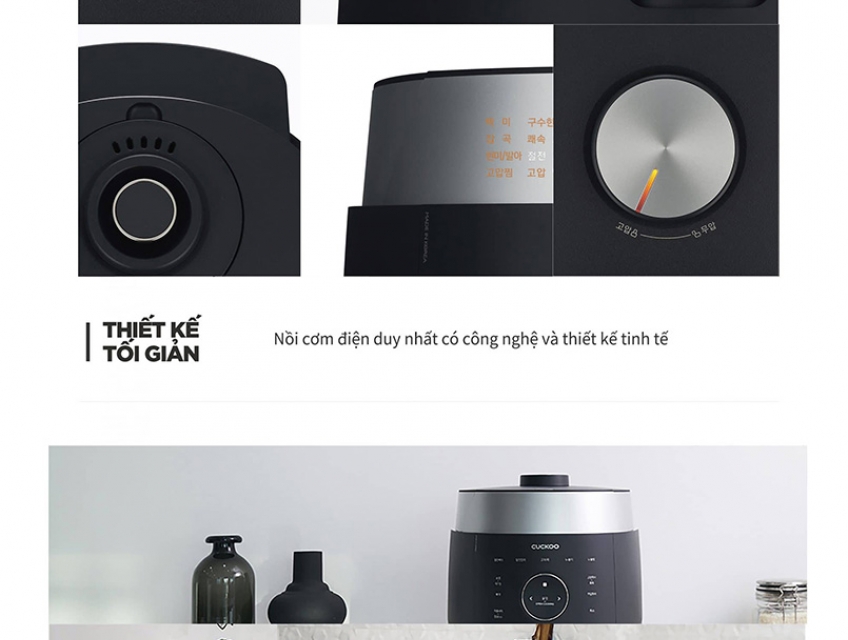 Khám phá ưu điểm của Cuckoo CRP-LHTR0610FB chính hãng