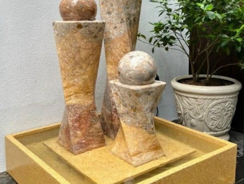 Trụ Đá Bi Xoay, Trụ Đá Phong Thuỷ, Tiểu Cảnh Sân Vườn