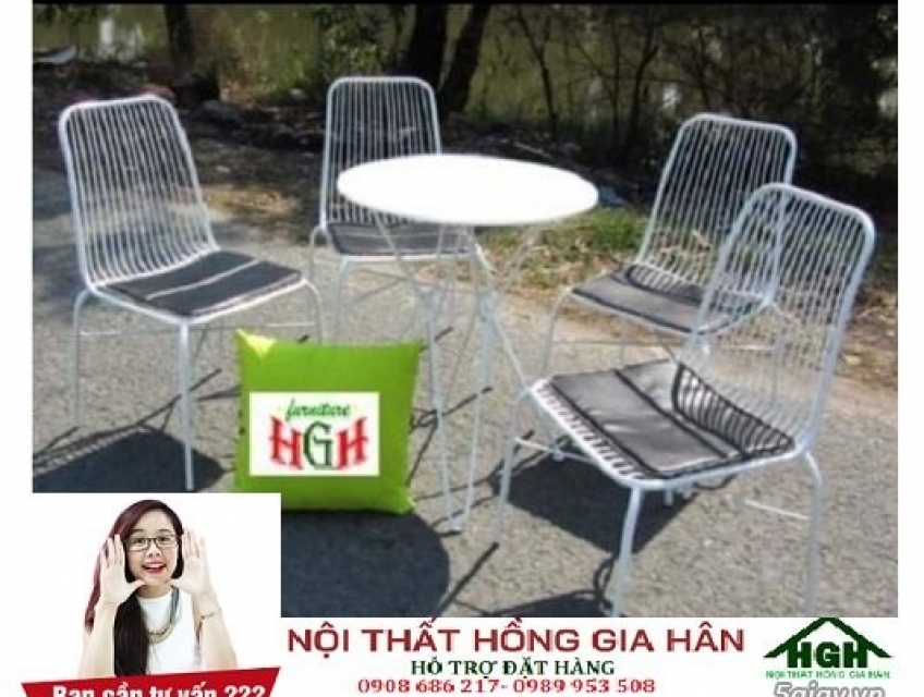 Bàn ghế cafe giá rẻ