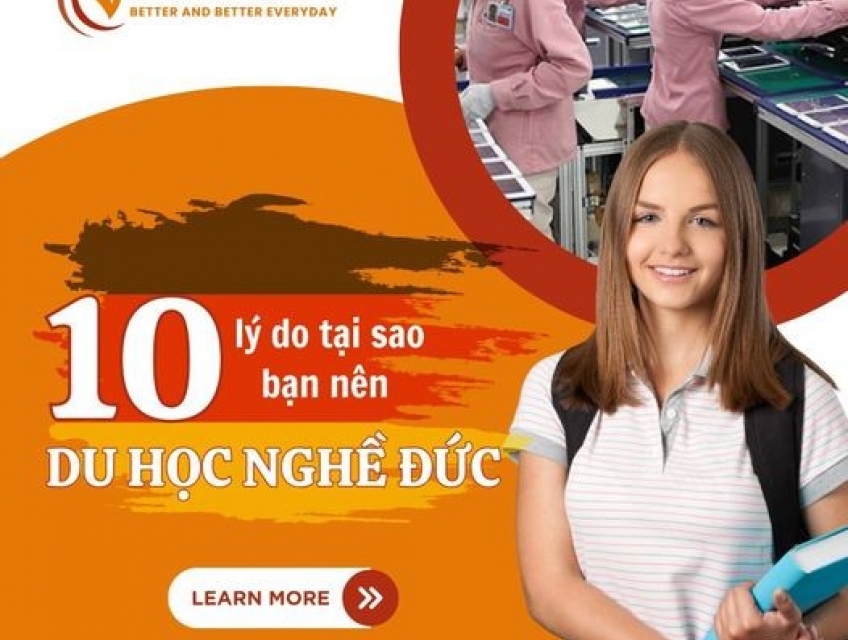 10 LÝ DO TUYỆT VỜI ĐỂ CHỌN DU HỌC NGHỀ ĐỨC!