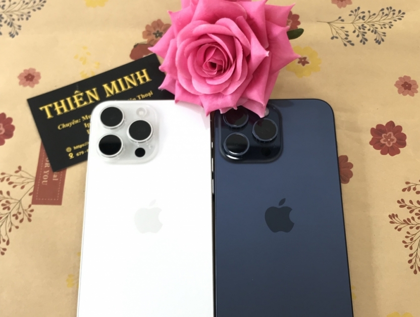 IPhone 15Promax 2 cây duy nhất 512 Blue, 1TB Trắng