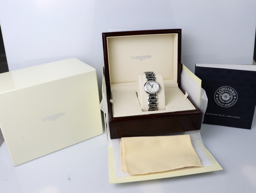 [34680] Đồng Hồ Nữ Longines Primaluna – Mặt khảm ngọc trai