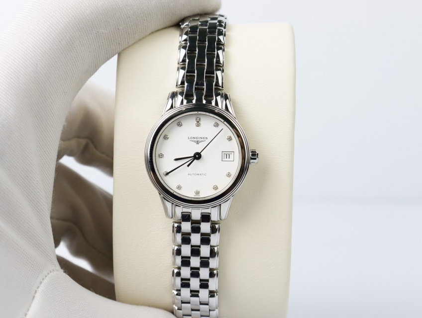 [34663] Đồng Hồ Nữ Longines Flagship Automatic – Mặt trắng