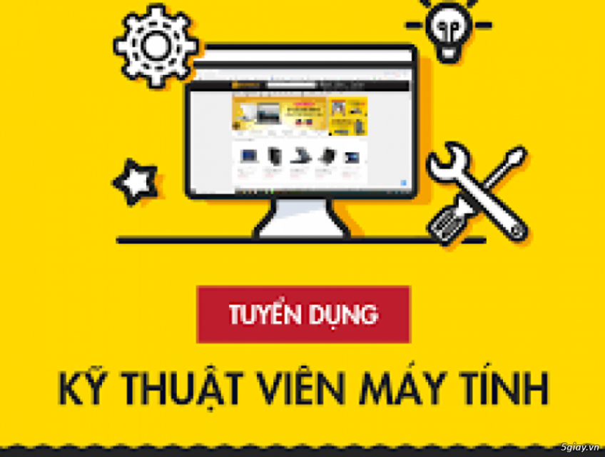 Tuyển 2 KTV Máy Tính (2024)