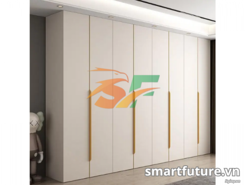 Tủ quần áo 8 cánh cho không gian lớn