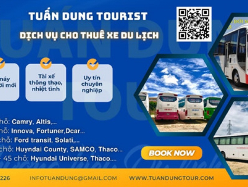 TUẤN DUNG TOURIST - TOUR DU LỊCH VÀ THUÊ XE UY TÍN