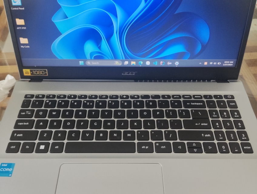 Laptop Acer Aspire 3 i3 1215U/8/256 mới 100%