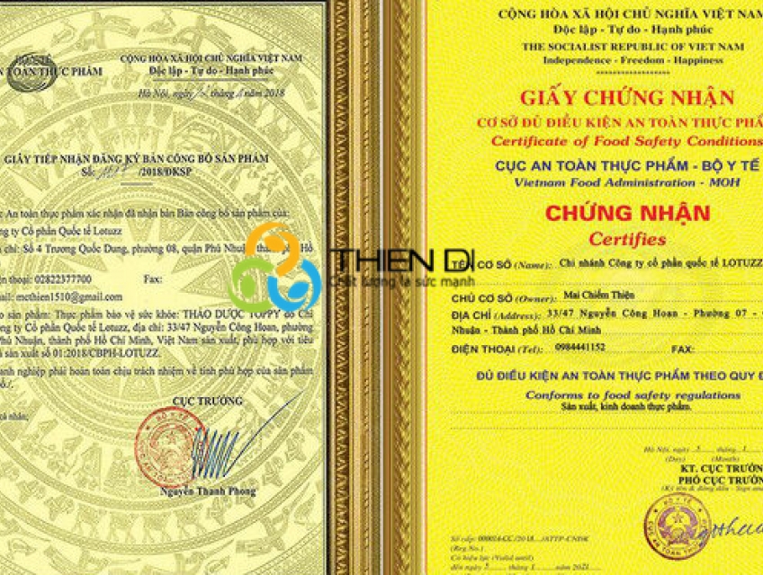 Tại sao cần xin giấy chứng nhận vệ sinh an toàn thực phẩm?