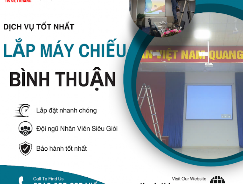 Lắp Máy Chiếu Bình Thuận - 0918025685 Tin Việt Khang