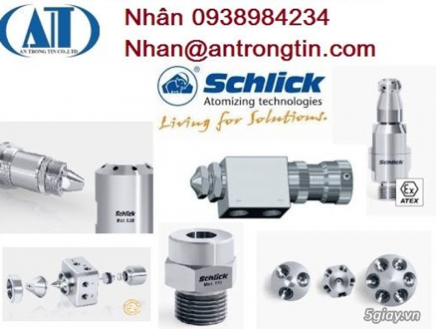 Vòi phun Schlick Model 803: Tính năng, thông số kỹ thuật và ứng dụng