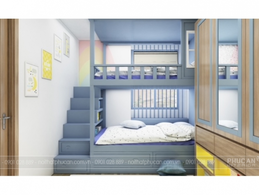 Top giường tầng đẹp cho bé trai Hot Trend hiện nay
