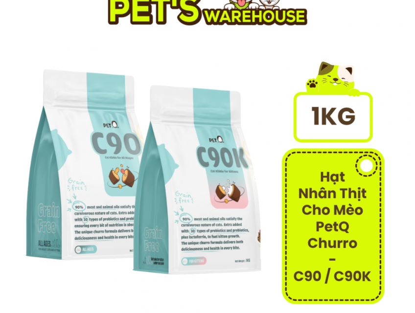 Hạt Churro PetQ C90 & C90K