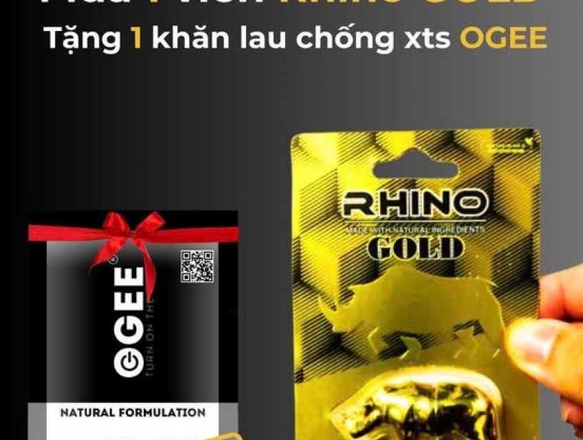 Chỉ 1 viên Rhino Gold - mạnh mẽ, bền bỉ , nàng vui , đáng đồng tiền