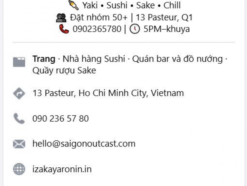 NHÀ HÀNG NHẬT tuyển phụ bếp sushi & pha chế làm tại Q1