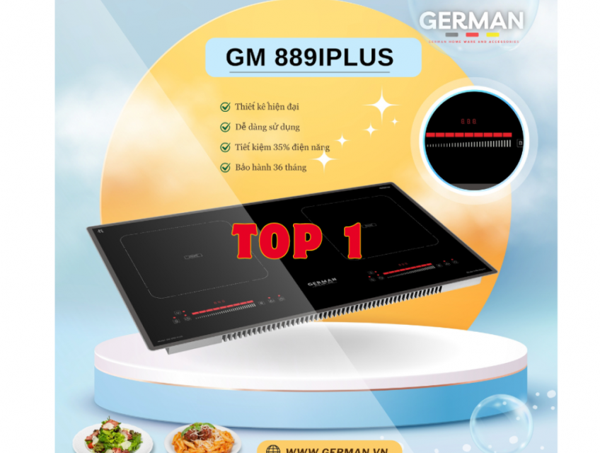 Tài chính dưới 10 triệu? Đây là 3 mẫu bếp từ GERMAN "ĐỈNH" nhất