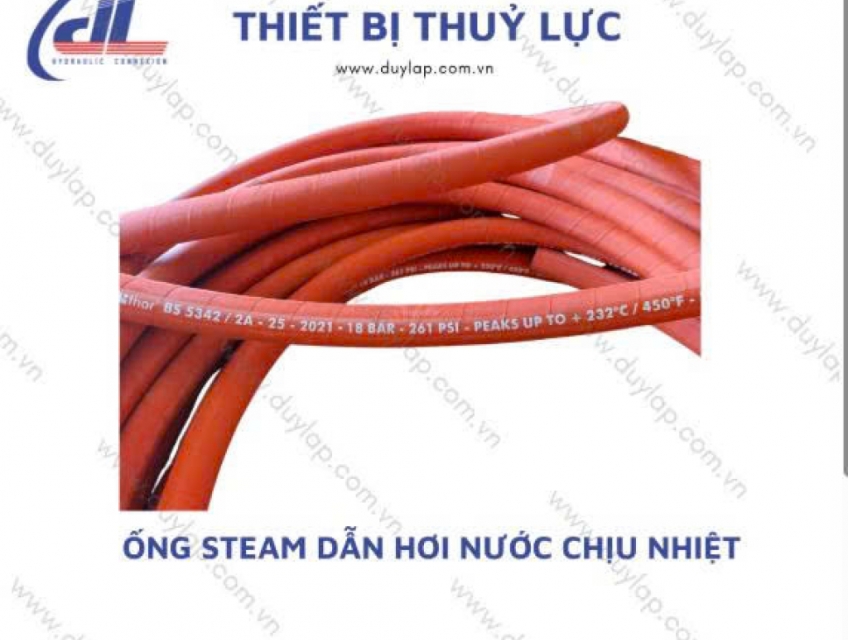 Ống dẫn hơi nước nóng Steam Hose tại Duy Lập