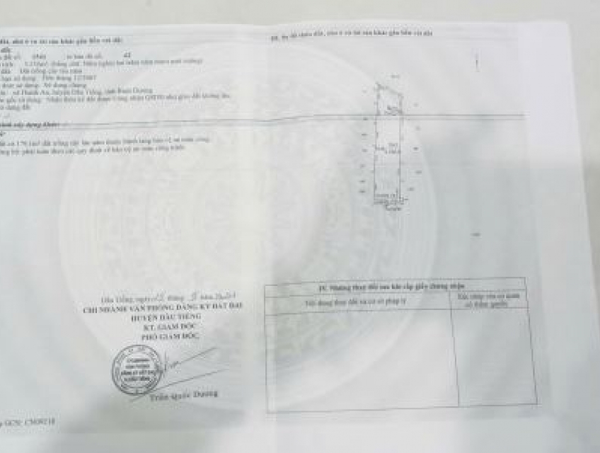 Cần bán gấp lô đất hơn 5.000m² đã có nhà cấp 4 tại Dầu Tiếng, tỉnh