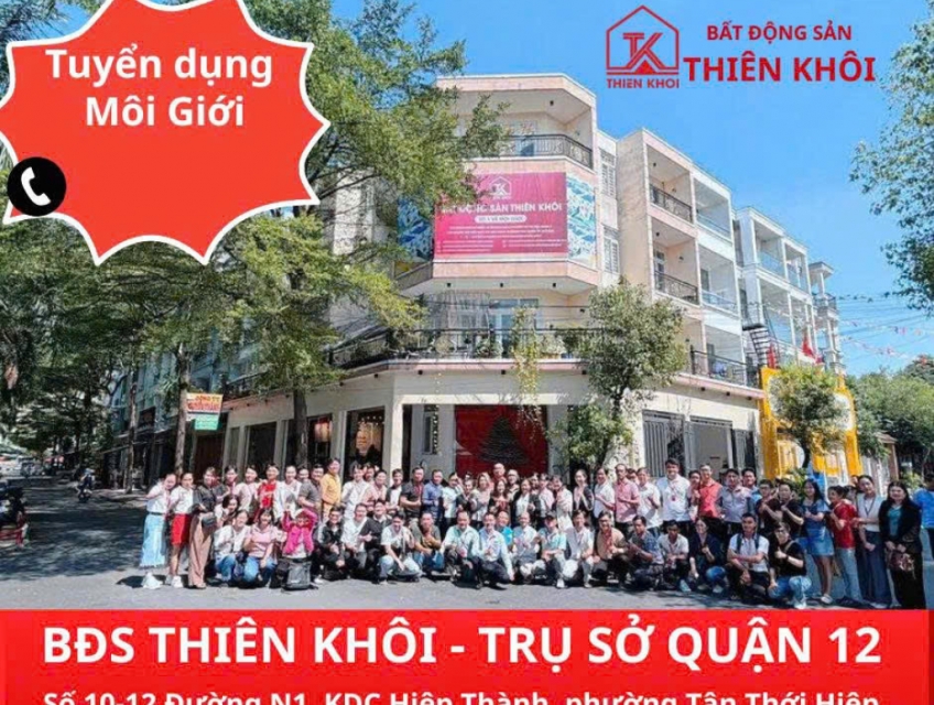 TUYỂN MÔI GIỚI BẤT ĐỘNG SẢN TỰ DO