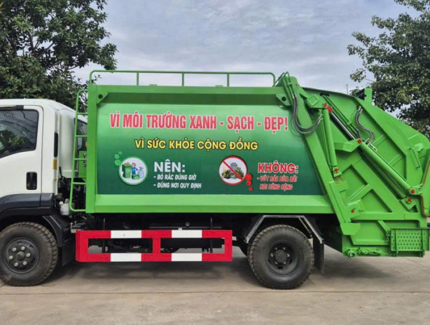 cần bán xe cuốn ép rác ISUZU