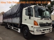 xe tải Hino thùng mui bạt các loại tải trọng.