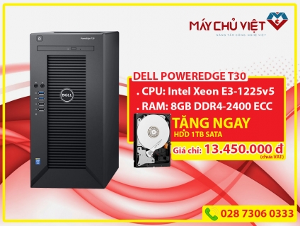 [Toàn Quốc] Server Dell Poweredge T30 Chính Hãng, Giá Siêu Ngon