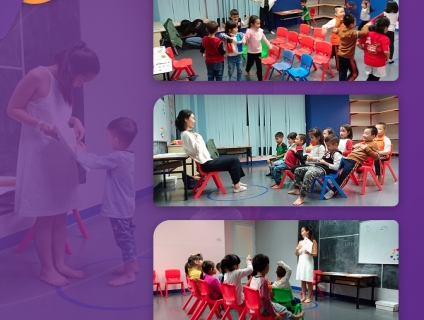 Học thử miễn phí lớp tiếng anh GrapeSEED cho bé tại MoJo English Hà Nội