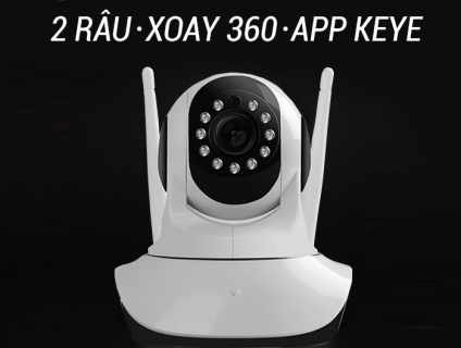 Camera IP Wifi không dây Keye HD 720 xoay 360 độ